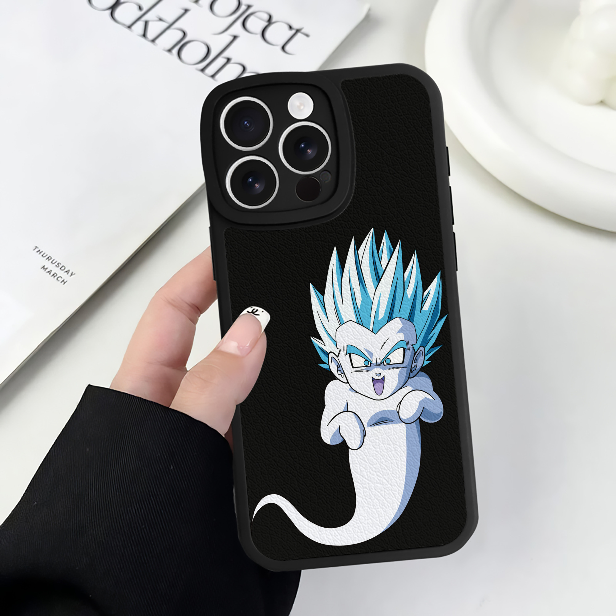 （画像用） ドラゴンボール ベジット DRAGON BALL Vegetto 【iPhone 16シリーズ対応】シリコンスマホケース（レザー調） 材質：シリコン